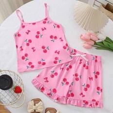 Shein Girls Cute Casual Sleepwear Set - Summer