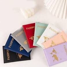 Passport Covers Shein Couple Travel Passport Holder - Imitation