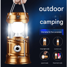 Camping & Outdoor Shein SunnyTech 4-In-1 Portable Camping Lantern With Power Bank