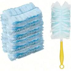 Shein 20 Pcs Electrostatic Dust Duster Fine Fiber Flat Head