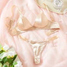 Polyester - Women Lingerie Sets Shein European Style Women's Lingerie Set - Charm And Allure
