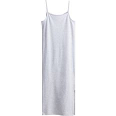 H&M Slip in-Kjole i Jersey - Lysegråmeleret