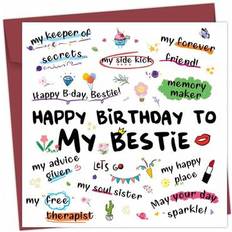 Shein Bestie Birthday Card 1pc