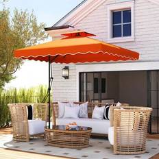 Shein Outsunny 2.5m Cantilever Parasol With Easy Lever