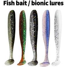 Fishing Equipment Shein Bicolor T-Shaped Soft Fishing Lures 10pcs