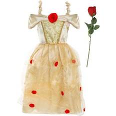 Shein Girls Belle Princess Costume Golden World Book Day Character Fancy Dress
