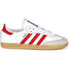adidas Junior Samba OG - White/Collegiate Burgundy/Gum