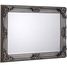 Julian Bowen Rococo Pewter Wall Mirror 110x80cm
