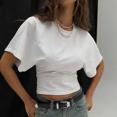 Shein Budhaul Mode Lässig Elegant T-Shirt Damen - Sommer Oberteile