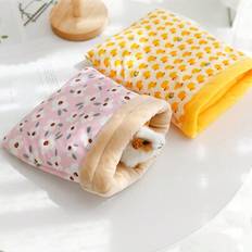 Pets Shein Thermal Lined Hamster Sleeping Bag Nest Multicolor