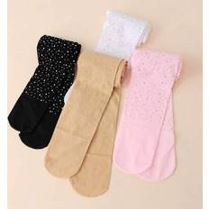 Pantyhoses Shein Girls Diamond Embellished Dancing Tights - 4 Pairs