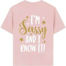 Shein Tween Girl Casual Funny Print Round Neck Short Sleeve T-Shirt Top - Summer