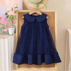 Shein Young Girl'sweet Mesh Tulle Princess Dress - Summer