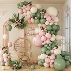 Green Balloon Arches Shein 96pcs Pink Green Balloon Arch Garland Set