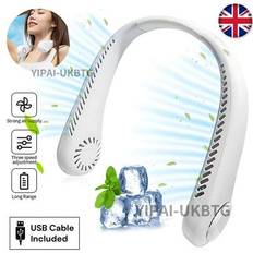 Fans Shein 5000mAh Portable Neck Fan Rechargeable