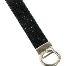 Shein Rhinestone Embellished Bling Sparkly Wristlet Keychain - With Split Ring