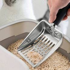 Pets Shein Pet Cleaning Accessories Hollow Cat Litter Scoop