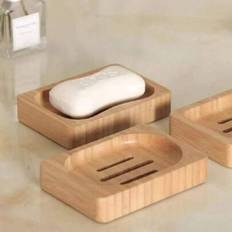 Soap Holders Shein Wooden Soap Dish With Vintage Pattern 1pc