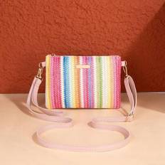 Women Beach Bags Shein Mini Straw Beach Bag - Spring Summer