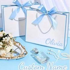 Shein Personalized Custom Sky Blue Gift Bag