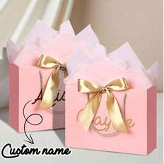 Pink Gift Bags Shein Custom Pink Gift Bag Large Capacity
