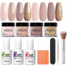 Dipping Powders on sale Shein Nocis 11-Piece Dip Powder Nail Kit - Nude/Glitter