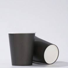 Black Paper Cups Shein Disposable Black Paper Cups 10pcs