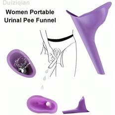 Urinals Shein Women's Adventure-Ready Folding Urinal Lavender Portable Pee Funnel