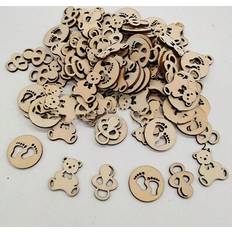 Confetti Shein Wooden Bear Confetti 100pcs