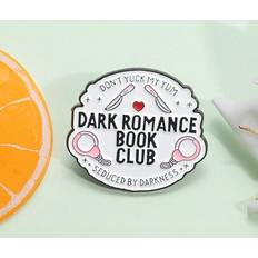 Enamel Brooches Shein Dark Romance Book Club Enamel Pins Custom - Dark Romance