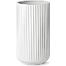 Lyngby 25 cm Hvid 2 Sort Vase