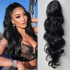 Shein Ponytail Extension Hair Drawstring 24 Inch Black