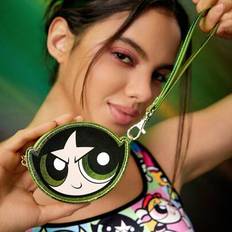 Green Coin Purses Shein Cute Cartoon Buttercup Pattern Coin Purse - Green