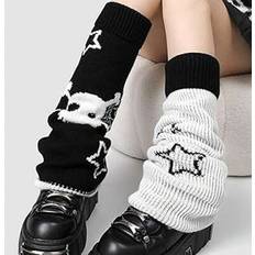 Arm & Leg Warmers on sale Shein Reversible Skull & Starry Element Leg Warmers - Flared Wide