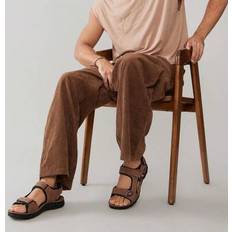 Sport Sandals Shein Top Seller Men's Adjustable Strap Faux Leather Camel Outdoor Sport Sandals - Camel