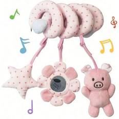 Rattles Shein Christmas Decoration Pink Piggy Baby Rattle Toy