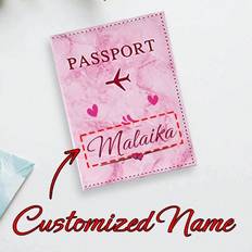 Shein Customizable Mini Passport Holder With Name - Printed