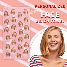 Microfiber Bath Towels Shein Custom Portrait Beach 1pc Bath Towel