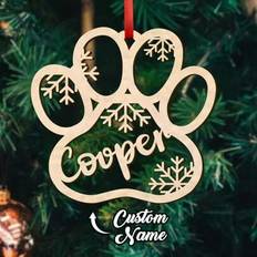 Christmas Tree Ornaments Shein Custom Text 1pc Christmas Tree Ornament