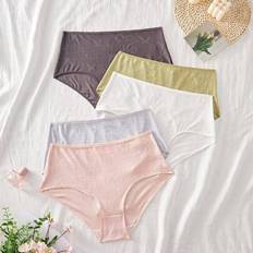 5XL Men's Underwear Shein Plus Size Solid Color Minimalist Underwear - Summer