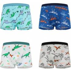 Underpants Children's Clothing Shein Soft & Comfortable Young Boys Dinosaur Pattern Briefs