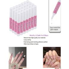 Shein Wholesale Nail Glue, Super Strong Nail Glue For Acrylic Nails Long Lasting Professional Nail Tip Glue For Press On Nails Bond For Acrylic Nails Adhesi 28-pack