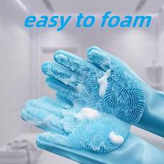 Pet Grooming Cleaning Gloves Silicon Hair Removal