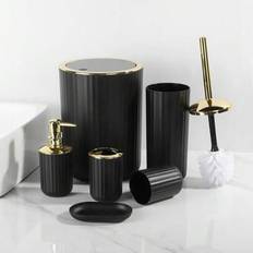 Shein 4/6pcs Bathroom Set, Hotel Bathroom Vanity Accessories