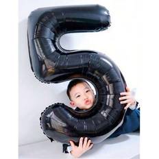 Black Balloons Shein Number Balloons Black 16/32 Inch