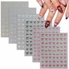 Nail Decoration & Nail Stickers Shein Valentine's Bow Nail Art Stickers - Women's
