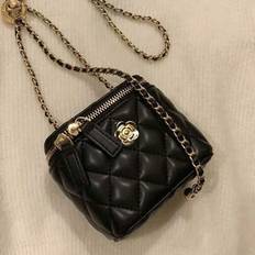 Bucket Bags Shein Rhombus Leather Chain Strap Bucket Bag - Mini