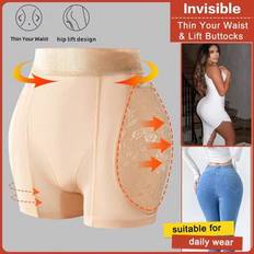 Stretch Girdles Shein Women High Waist Butt Lifting Shaping Shorts - Comfortable Removable