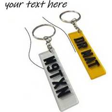 Aluminium Keychains Shein Custom Acrylic Keychain Personalized License Plate - Elegant