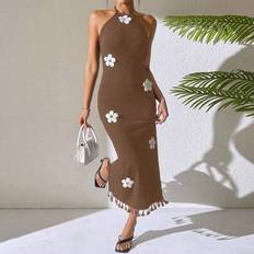 Fitted dress Fancy Dress Rafferiza Flower Neck Fitted Dress - Summer